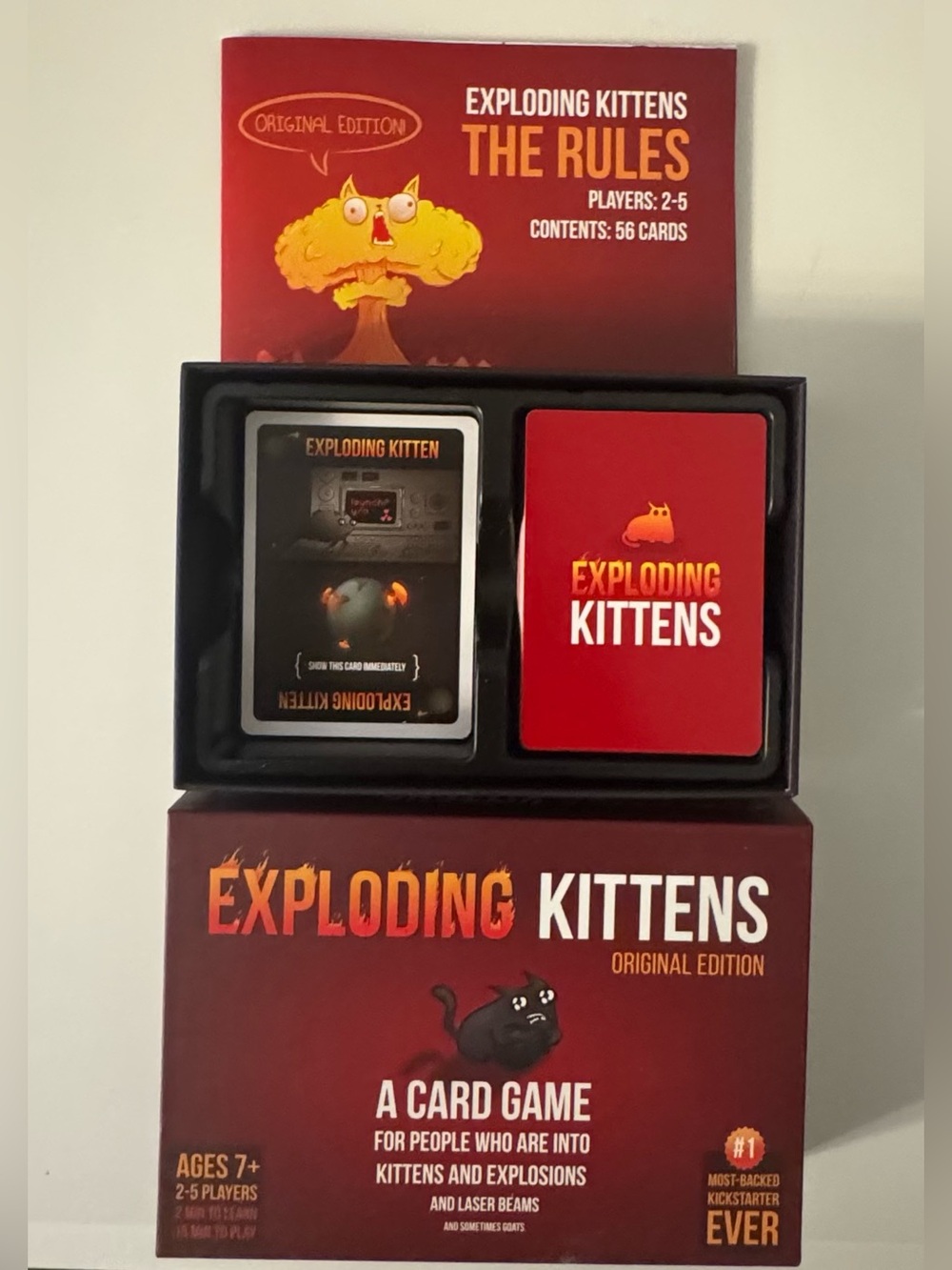 Exploding Kittens Original Card Game – NWOT - Picture 2 of 2